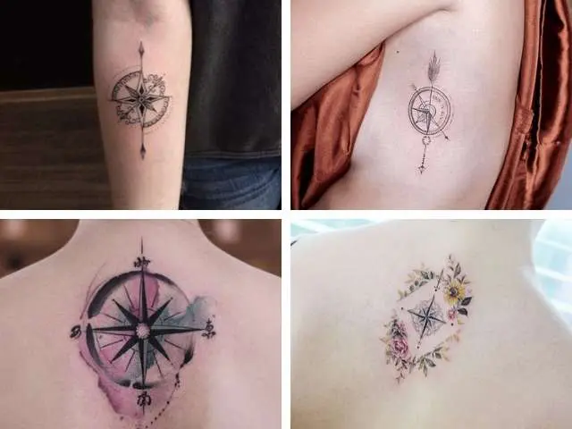 tatuajes para mujer - Brujula