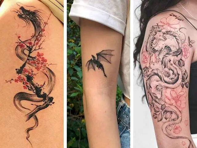 tatuajes para mujer - Dragon