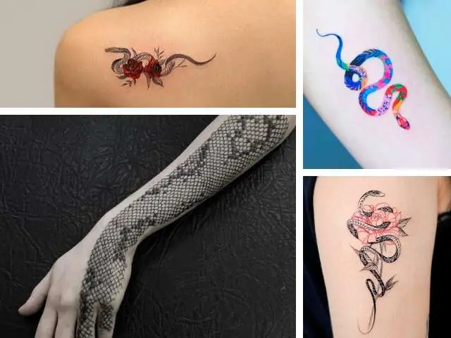 tatuajes para mujer - Serpiente