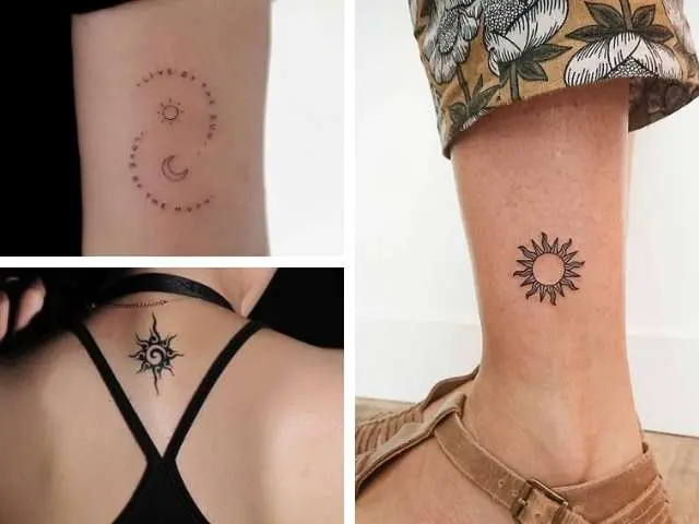 tatuajes para mujer - Sol