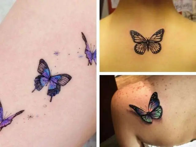 tatuajes para mujer - mariposas